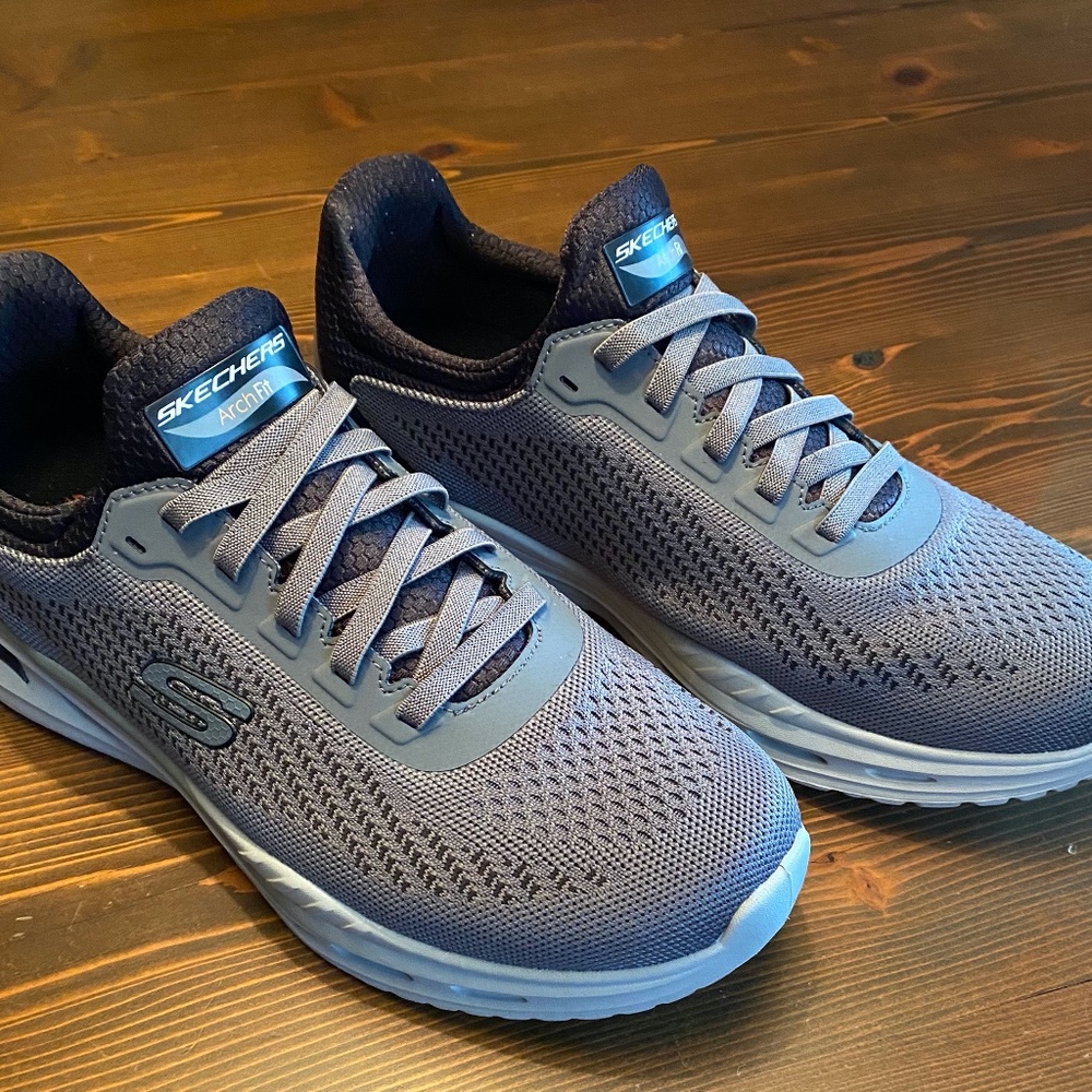 Skechers Men's Arch Fit Orvan-Trayver athletic shoes.